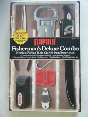 RAPALA FISHERMAN'S DELUXE COMBO SET (FREE SHIPPING)