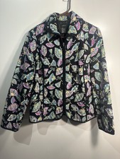 Rqt Womens Long Sleeve Zip Up Vintage Jacket Size Medium