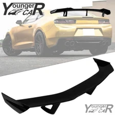Gloss Black ZL1 1LE Style Rear Trunk Wing Spoiler For Camaro 2D 2016-2024