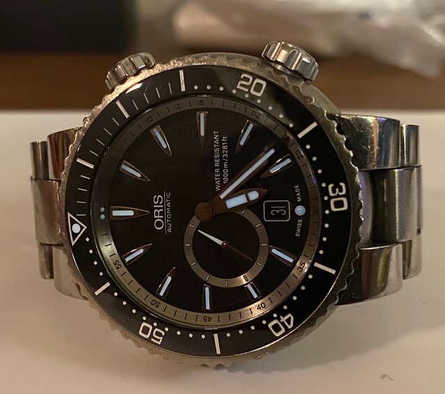 oris titanium diver