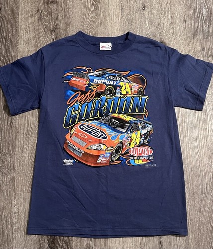 Jeff Gordon #24 NASCAR Chase Authentics 2008 Blue T-Shirt Youth L Large (14-16) - Picture 12 of 14
