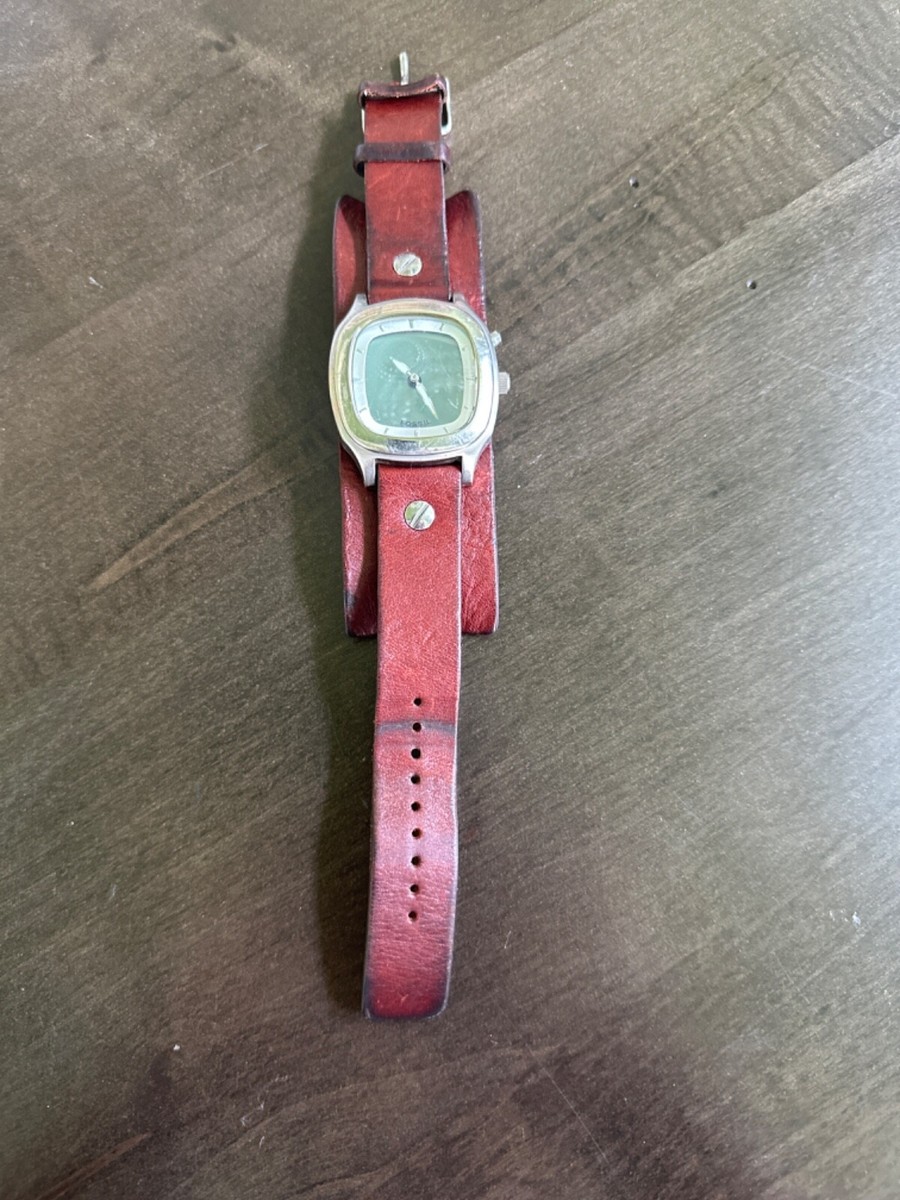 Fossil Big Tic JR-8123 Mens Watch 40mm Stainless Steel Case Brown