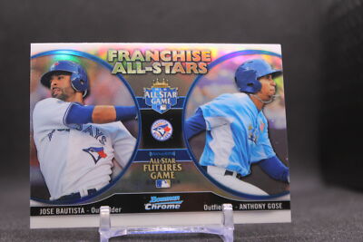 Anthony Gose / Jose Bautista #FAS-BGO 2012 Bowman Chrome Franchise All-Stars