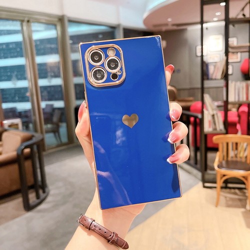 For iPhone 16 15 14 13 Pro Max 12 11 7 8 Plus Angle Plating Silicone Case Cover - Picture 15 of 21