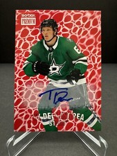 2020-21 SKYBOX METAL UNIVERSE HOCKEY TY DELLANDREA PREMIUM ROOKIE AUTO RED #PP21