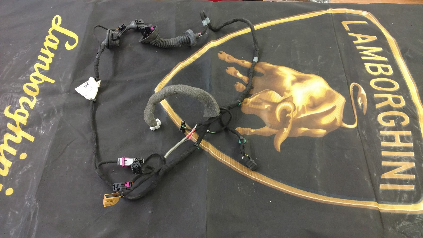 LAMBORGHINI GALLARDO LP560 PASSENGER SIDE DOOR WIRING HARNESS OEM 400971036B