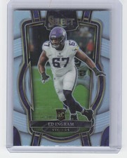 2022 Panini Select #236 Ed Ingram Silver Prizm