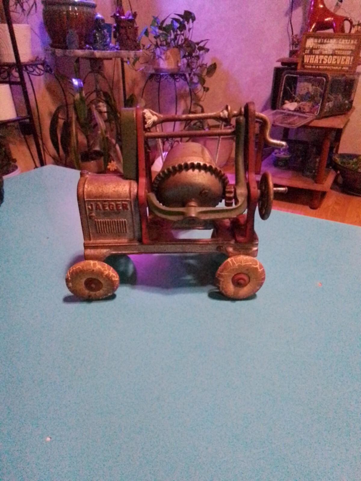 ATIQUE KENTON JAGER CEMENT MIXER TOY eBay