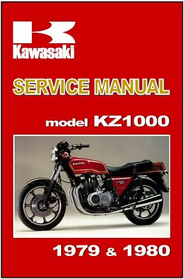 KAWASAKI Workshop Manual KZ1000 Z1000 Z1R MkII 1978 1979 & 1980