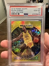 2019 Hoops Kevin Durant PSA 10 High Voltage 