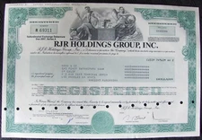 Bond RJR Nabisco Holdings Group, Inc., Payee VIRG & Co 1989