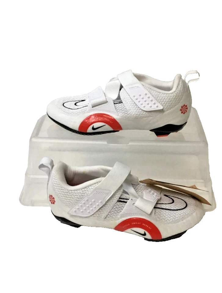 Nuevo con etiquetas Nike SuperRep Cycle 2 Next Nature 'White Picante Red' DH3395-101 talla 6 1/2 Foto 3 de 4