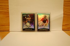 JUSTIN MORNEAU 169  &164 JOSE REYES 2001 BOWMAN CHROME RC REFRACTOR  