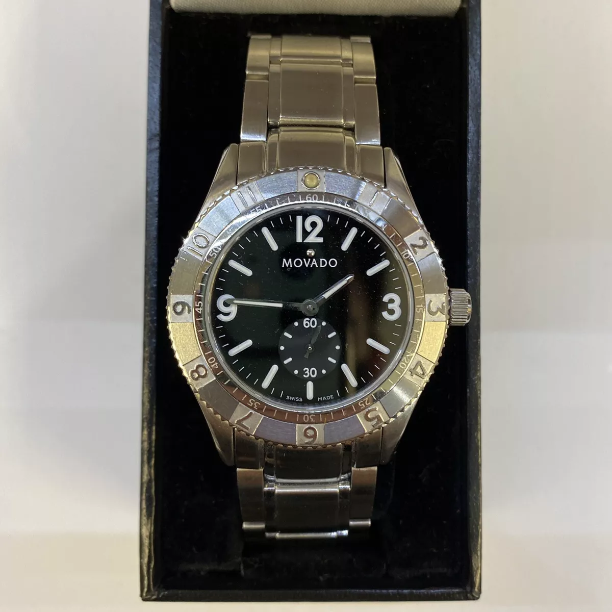 Movado 84 N2 1890 Gentry Gentleman s Swiss Stainless Steel Watch