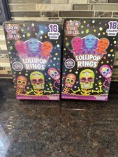 2 Boxes Halloween Day of the Dead Sugar Skull Lollipop Rings. Factory Sealed Sam