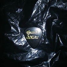 GREAT WHITE Logo & Mark Kendall Signature 80's Concert Tour GUITAR PICK