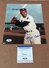 HANK AARON SIGNED MILWAUKEE BRAVES 8X10 PHOTO PSA/DNA AUTOGRAPHED #4