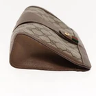 Sac pochette GUCCI GG Supreme Web Sherry Line PVC beige rouge 89 01 032 authentique 95057