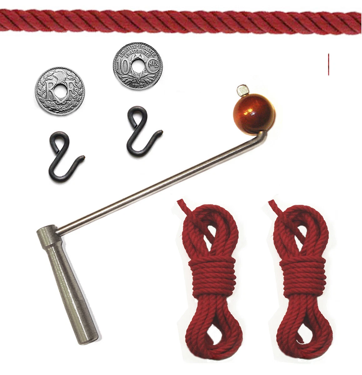 cle, clef,clé manivelle horloge pendule comtoise N° 14 carré de 5,50 mm