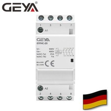 GEYA Schaltrelais Leitungsschutzschalter Schütze Installationsschütz 4NO 25A 230