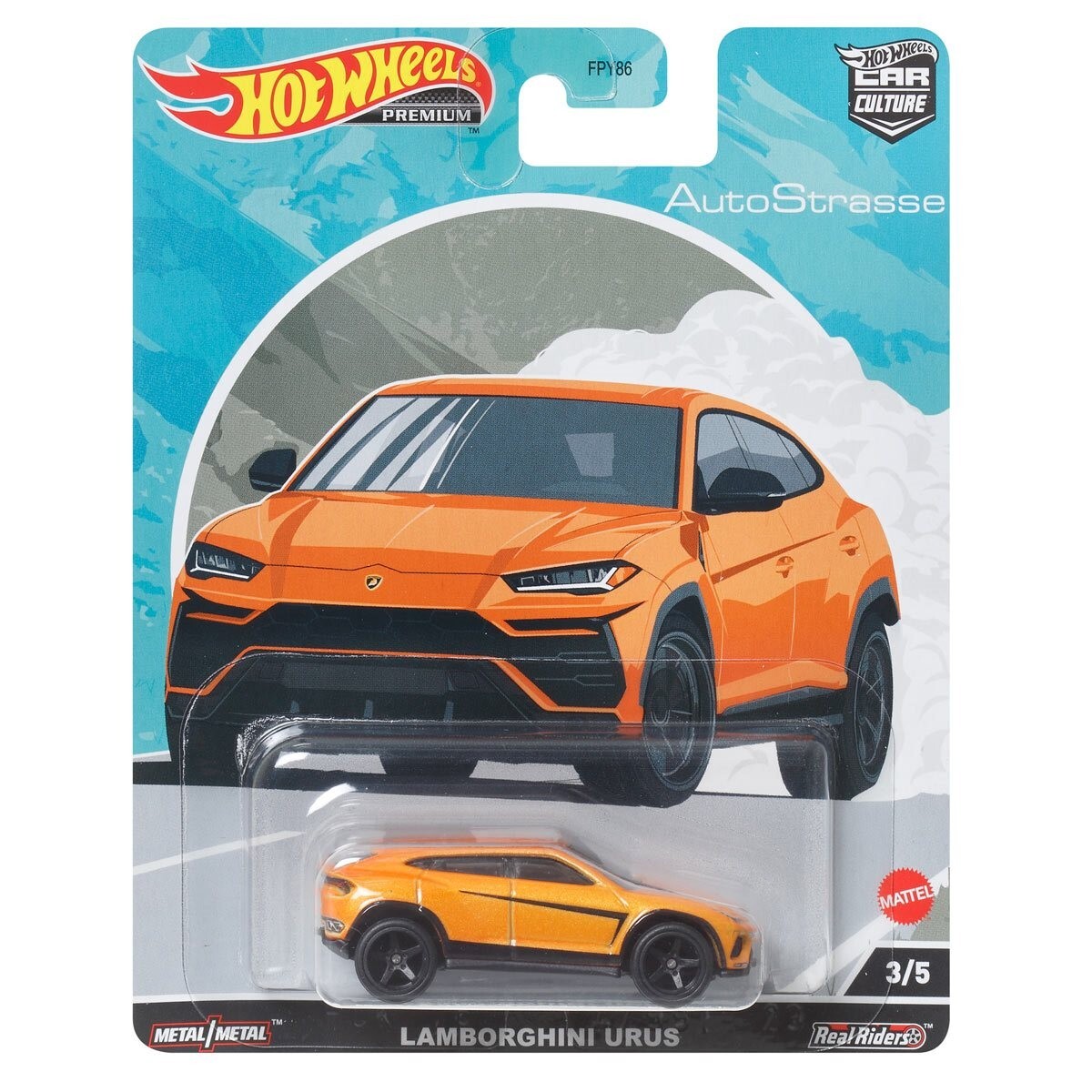 HOT WHEELS Lamborghini Urus Car Culture AutoStrasse Premium HCK16