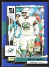2022 Panini Donruss - Press Proof Blue #127 Raekwon Davis