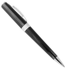 Visconti Ballpoint Pen Voyager Black Star Mother of Pearl Resin Body KP33-01-BP