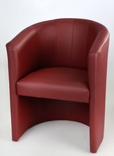 Cocktailsessel Sessel Clubsessel Loungesessel Club Möbel Bürosessel bordeaux Neu