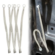 3PCS Universal Car Truck RV Engine Braided Ground Straps 24" x 1/2" 1/2" Ring US