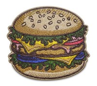 Leckerer Hamburger Patch - Pommes AufbüGler FüR Kleidung | Fast Food Patches