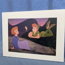 Peter Pan Return To Neverland Disney Store 2002 Commemorative Lithograph 11X14