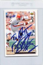 1992 Upper Deck #602 Matt Stover Browns Signed Auto *K7259