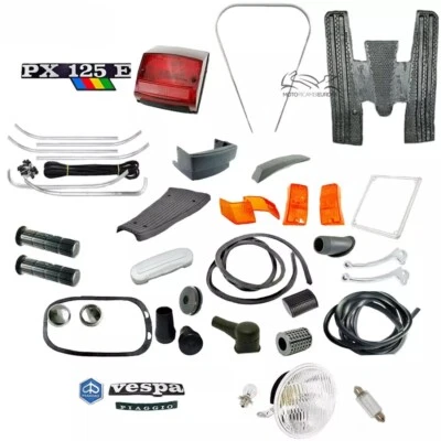 Kit Restauration Complet De Pièces Pour Piaggio Vespa PX PE 125 Arcobaleno - Photo 1/2