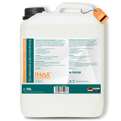 INOX  10L Teichklar Teichpflege Brunnenreiniger Algenvernichter Teichklärer