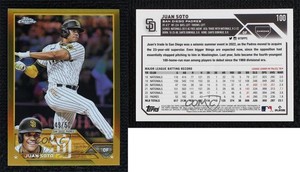 2023 Topps Chrome Gold Refractor /50 Juan Soto #100