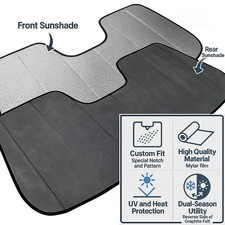 Custom Fit Re-enforced Layer Car Windshield Sunshade For Honda Cr-v 2012-2016