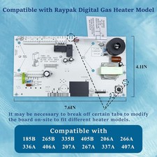 013464F Raypak Compatible PC Board Control fo...