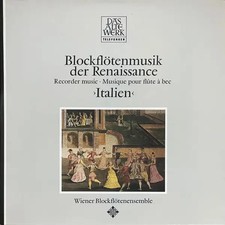 LP Willaert / Modena / Gabrieli / Mainerio a.o. Blockflötenmusik Der Renaissanc