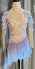 ice figure skating competition dress Gymnastics costume dance Dress dyeing