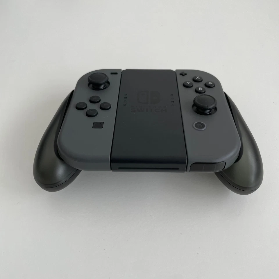 Official Nintendo Switch Grey Joy-cons Joy Con Pair + Comfort Grip - Image 2 of 4