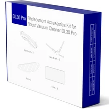 Robotic Vacuum Replacement Parts for DL30 Pro Series – Replenishment Kit with...