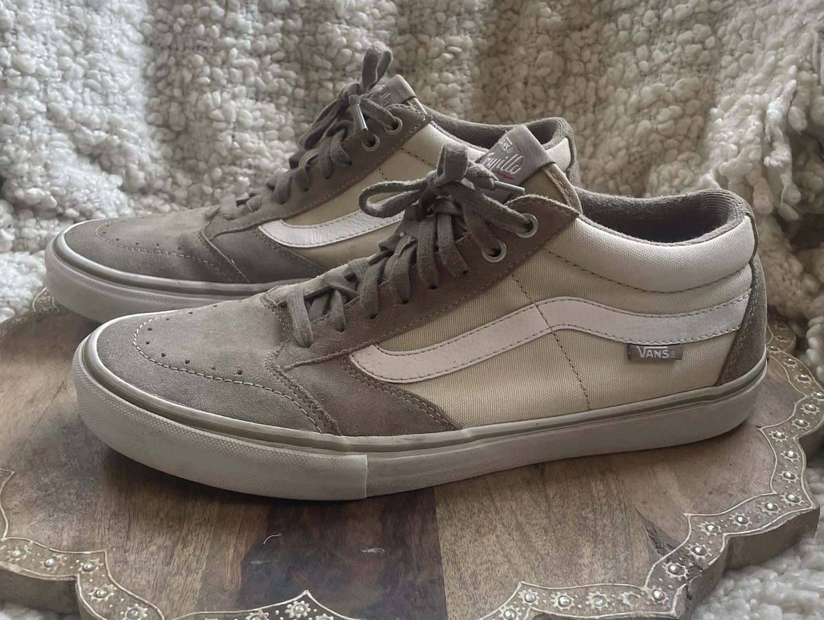 VTG Vans TNT SG Tony Trujillo Edition Skate Shoe Tan Suede and
