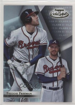 2018 Topps Gold Label Class 3 Freddie Freeman #9 h6c