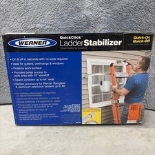 Werner AC78 QuickClick Aluminum Ladder Stabil...