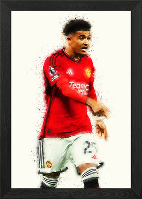 Jadon Sancho Painting Framed Wall Art Poster Canvas Print Picture