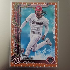 2025 Topps Gold Holiday Lights Rookie #H94 James Wood Nationals MLB Baseball MLB