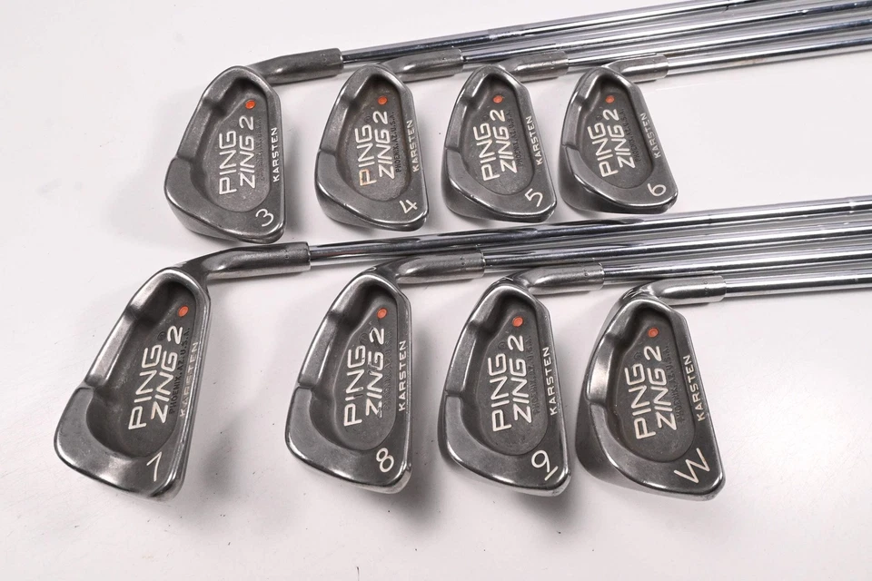 Ping Karsten Zing 2 Irons / 3-PW / Orange Dot / Regular Flex Steel Shafts - Image 2 of 4