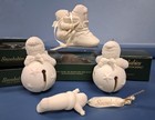 (4) Dept 56 Snowbabies ORNAMENTS, all in original packaging — photo 2