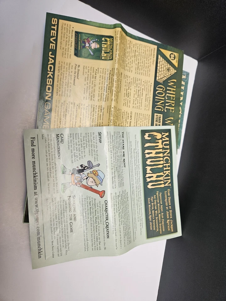 Munchkin CTHULHU Card Game Steve Jackson Games Kill Monsters Steal Stab Go Mad! - Image 4 of 4