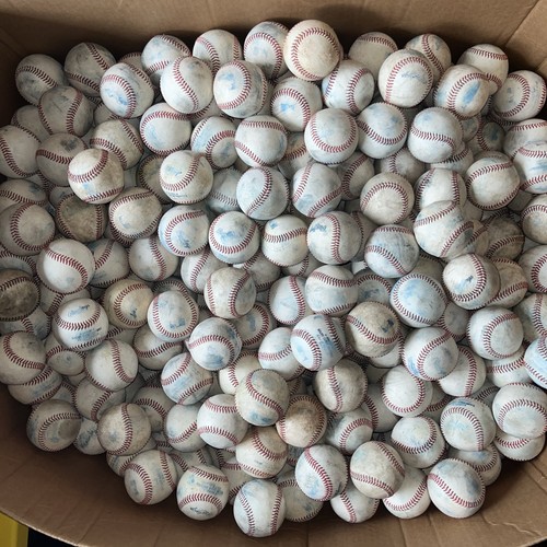 32 MLB Major League Used Baseballs lot Rawlings